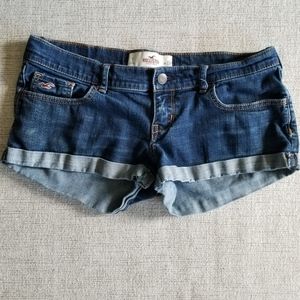 Hollister California Blue Jean Short Shorts Denim Juniors Size 5
